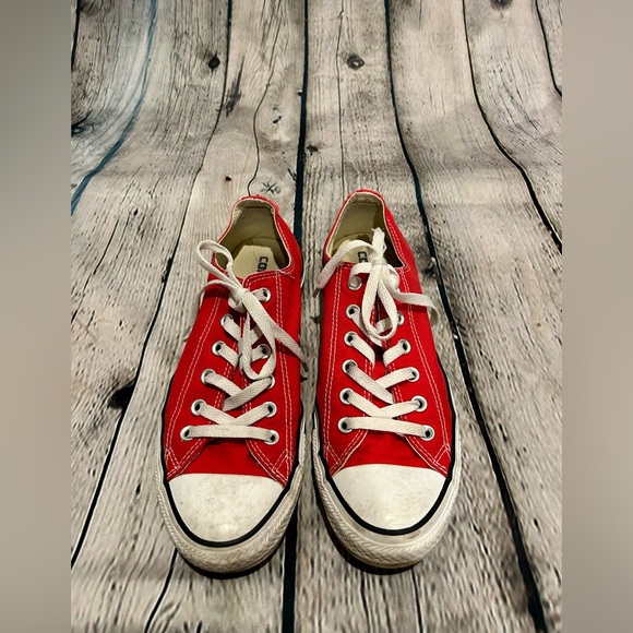 Converse - Chuck Taylor All Stars - Red - Size Mens 8 / Womens 10 - Picture 1 of 8